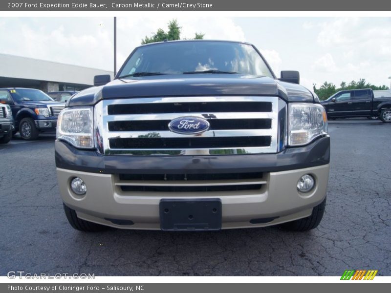 Carbon Metallic / Camel/Grey Stone 2007 Ford Expedition Eddie Bauer