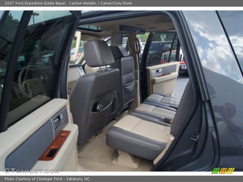 Carbon Metallic / Camel/Grey Stone 2007 Ford Expedition Eddie Bauer