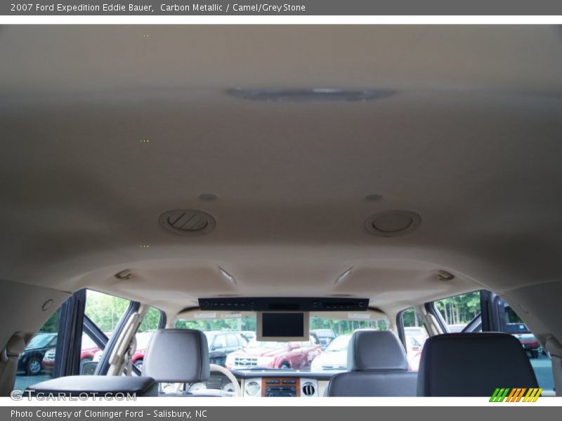 Carbon Metallic / Camel/Grey Stone 2007 Ford Expedition Eddie Bauer