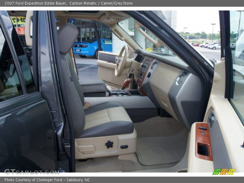 Carbon Metallic / Camel/Grey Stone 2007 Ford Expedition Eddie Bauer