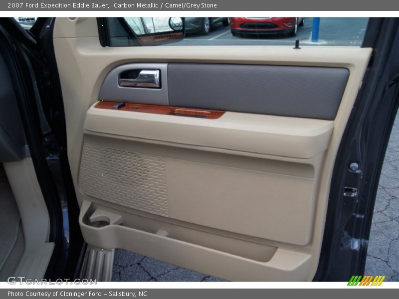 Carbon Metallic / Camel/Grey Stone 2007 Ford Expedition Eddie Bauer