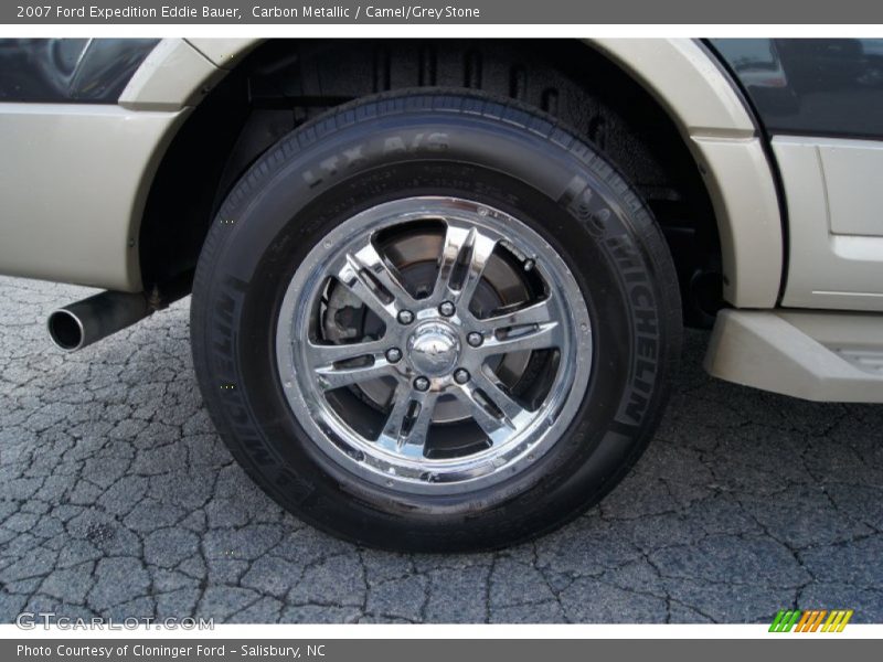 Carbon Metallic / Camel/Grey Stone 2007 Ford Expedition Eddie Bauer