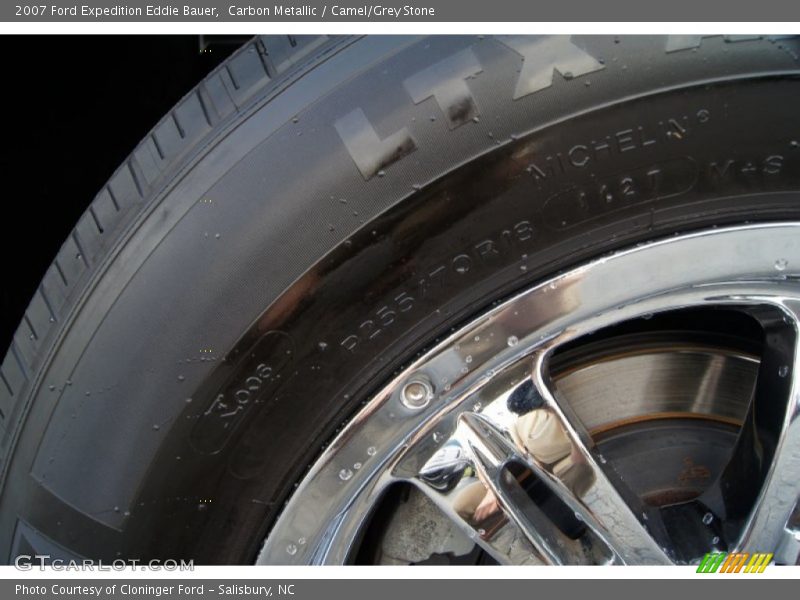 Carbon Metallic / Camel/Grey Stone 2007 Ford Expedition Eddie Bauer