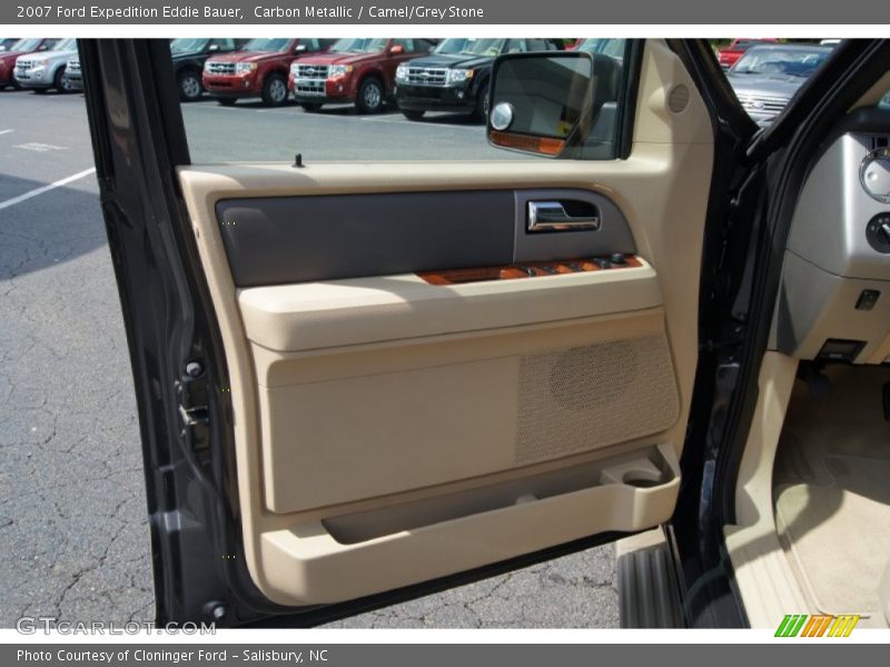 Carbon Metallic / Camel/Grey Stone 2007 Ford Expedition Eddie Bauer