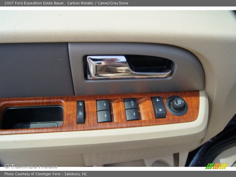 Carbon Metallic / Camel/Grey Stone 2007 Ford Expedition Eddie Bauer