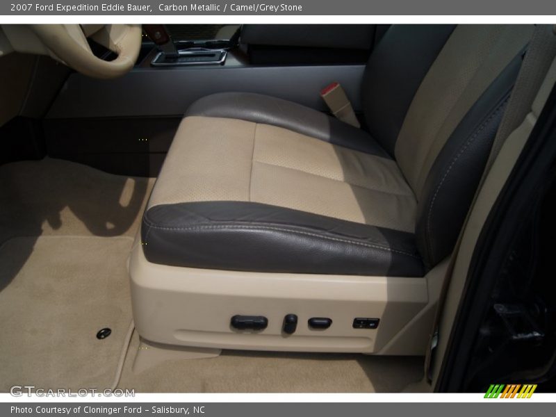 Carbon Metallic / Camel/Grey Stone 2007 Ford Expedition Eddie Bauer