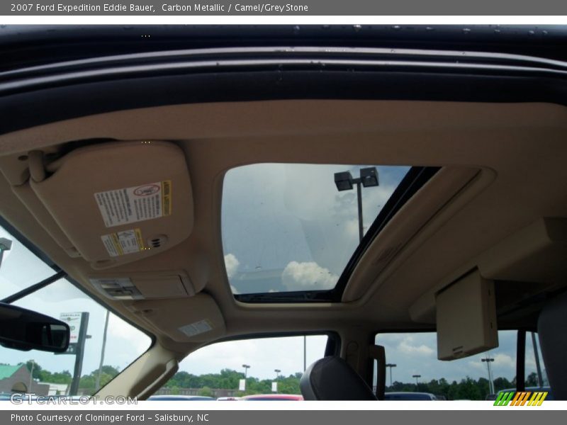 Carbon Metallic / Camel/Grey Stone 2007 Ford Expedition Eddie Bauer