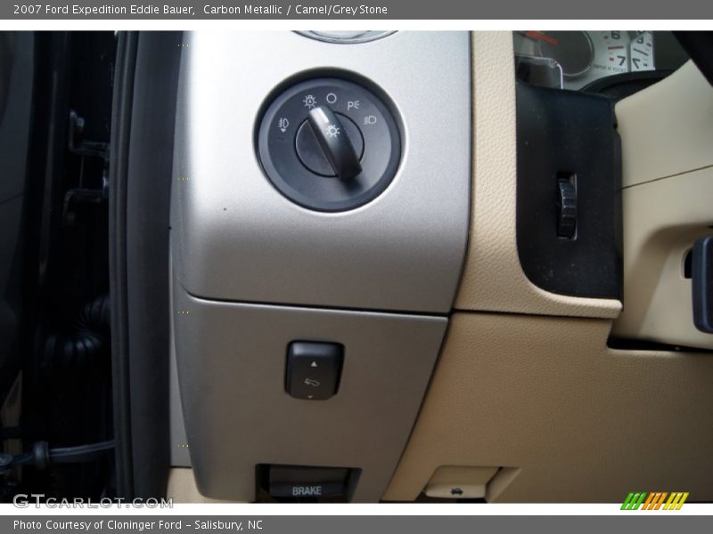 Carbon Metallic / Camel/Grey Stone 2007 Ford Expedition Eddie Bauer