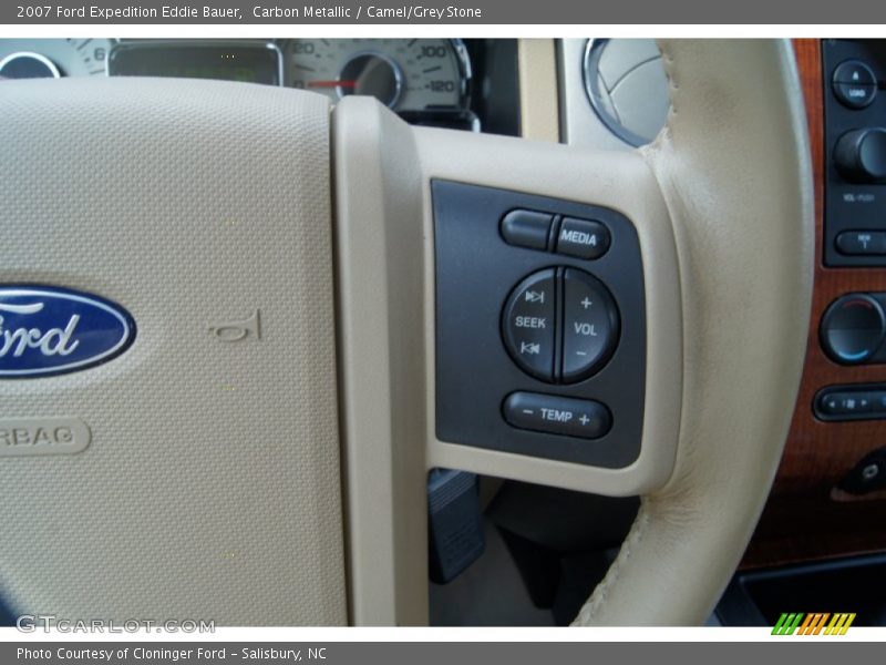Carbon Metallic / Camel/Grey Stone 2007 Ford Expedition Eddie Bauer
