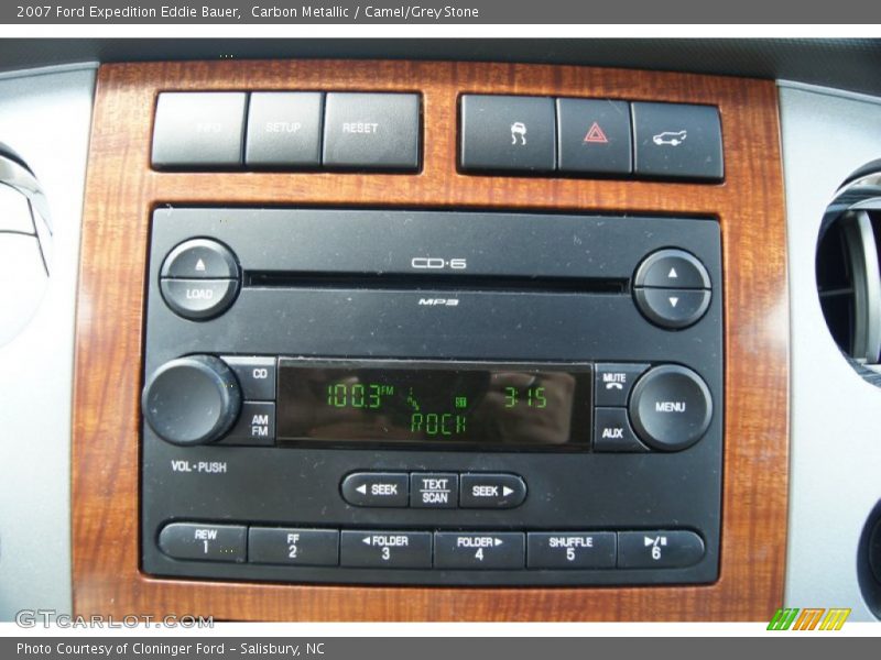 Carbon Metallic / Camel/Grey Stone 2007 Ford Expedition Eddie Bauer