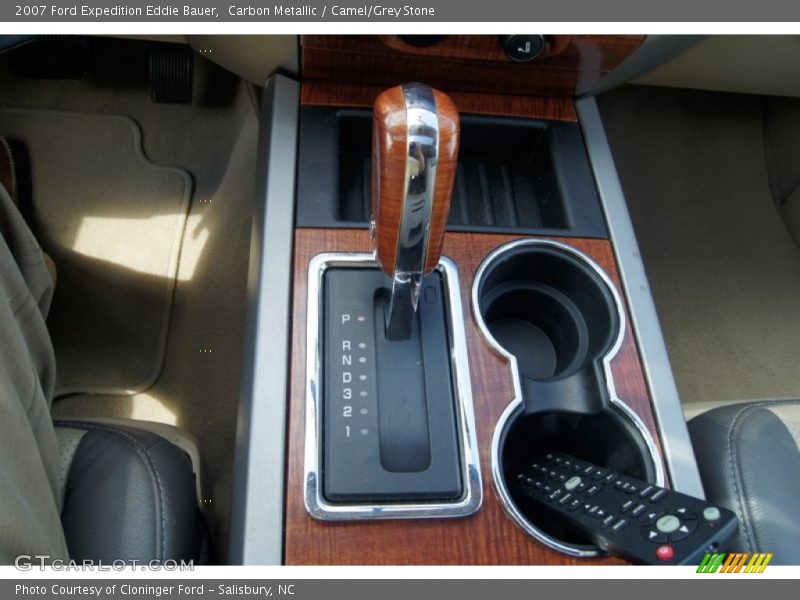 Carbon Metallic / Camel/Grey Stone 2007 Ford Expedition Eddie Bauer