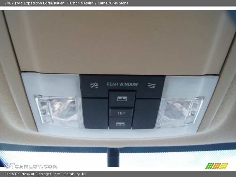 Carbon Metallic / Camel/Grey Stone 2007 Ford Expedition Eddie Bauer