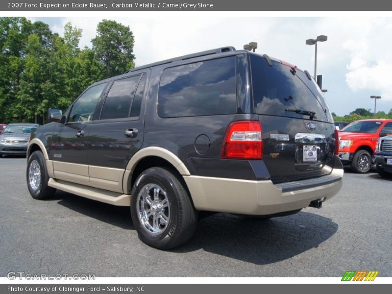 Carbon Metallic / Camel/Grey Stone 2007 Ford Expedition Eddie Bauer