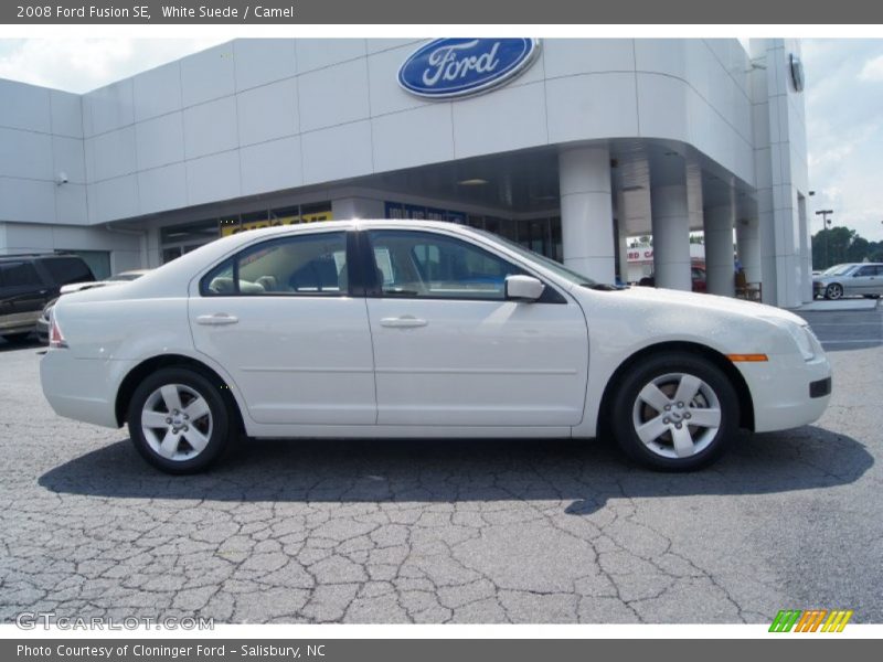 White Suede / Camel 2008 Ford Fusion SE
