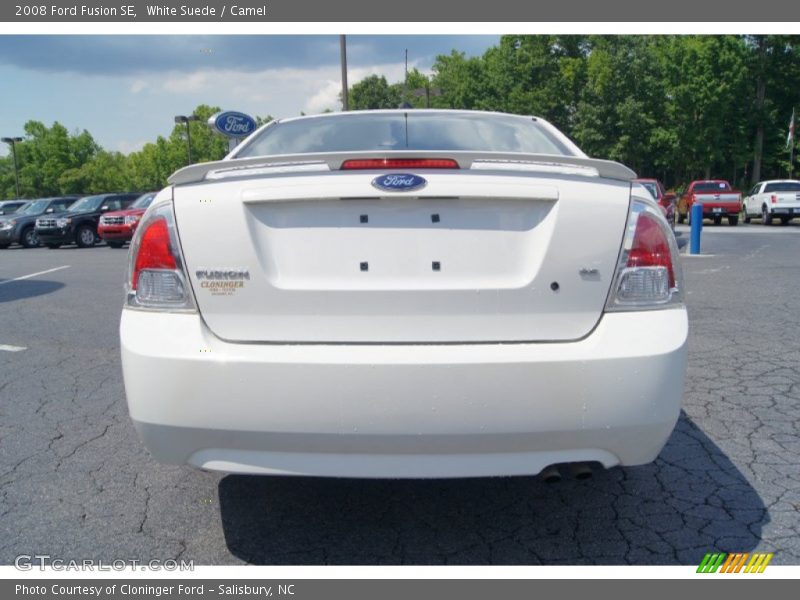 White Suede / Camel 2008 Ford Fusion SE