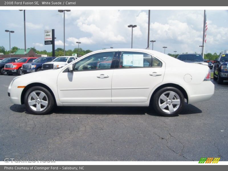 White Suede / Camel 2008 Ford Fusion SE