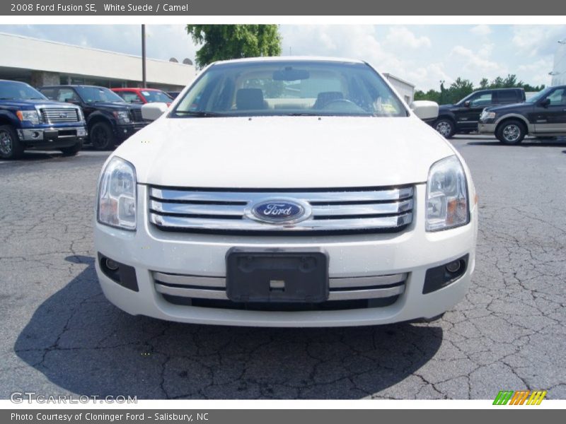 White Suede / Camel 2008 Ford Fusion SE