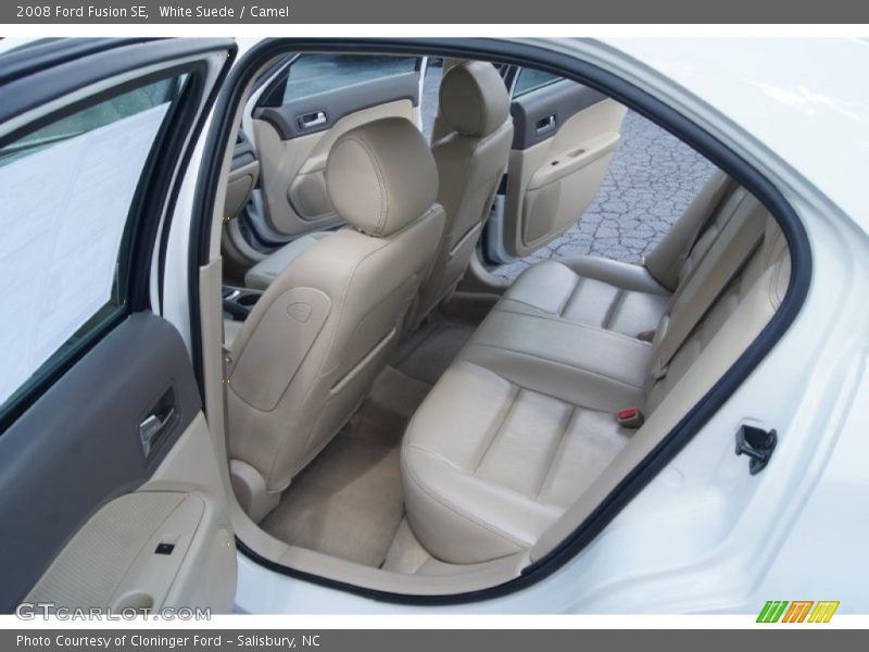 White Suede / Camel 2008 Ford Fusion SE