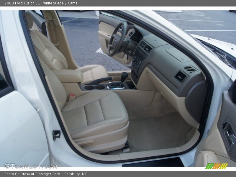 White Suede / Camel 2008 Ford Fusion SE