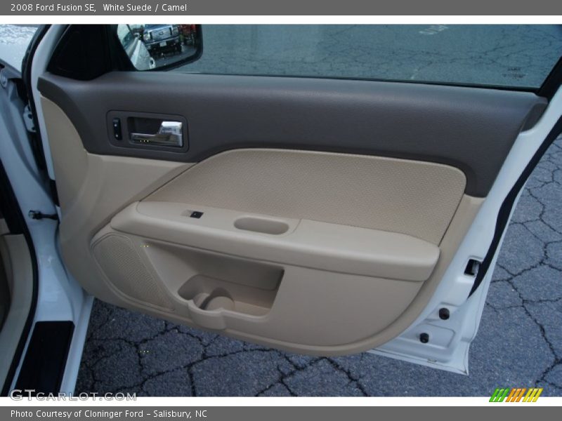 White Suede / Camel 2008 Ford Fusion SE