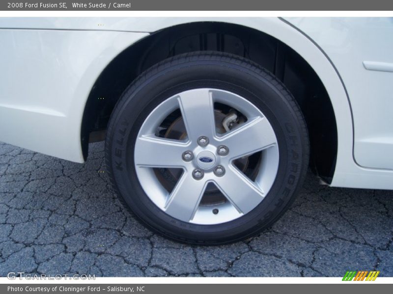 White Suede / Camel 2008 Ford Fusion SE