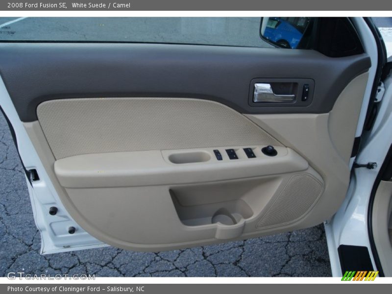 White Suede / Camel 2008 Ford Fusion SE