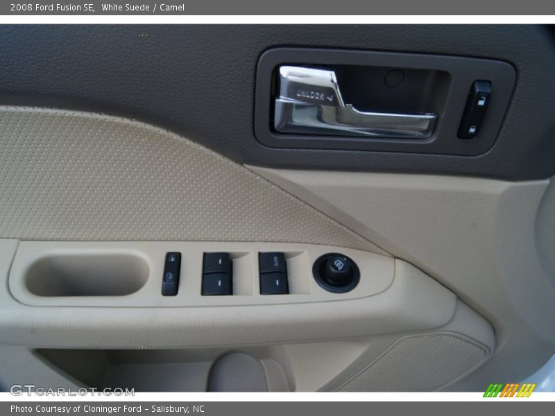 White Suede / Camel 2008 Ford Fusion SE