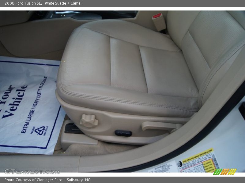 White Suede / Camel 2008 Ford Fusion SE