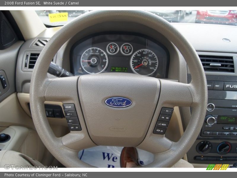 White Suede / Camel 2008 Ford Fusion SE