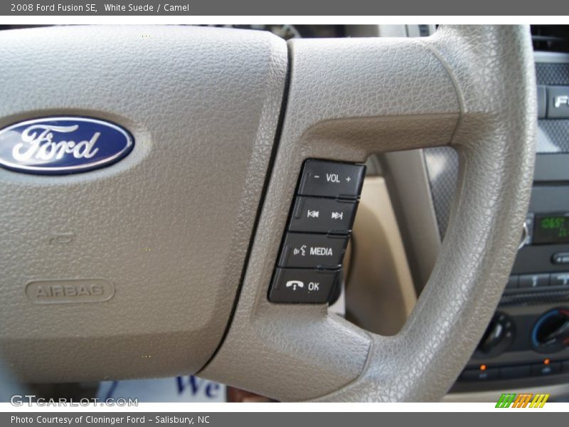 White Suede / Camel 2008 Ford Fusion SE