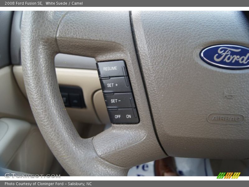 White Suede / Camel 2008 Ford Fusion SE