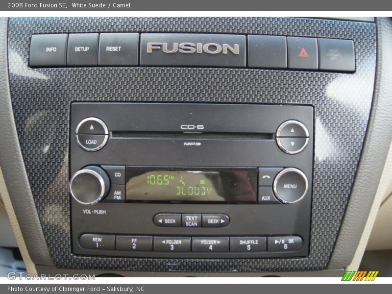 White Suede / Camel 2008 Ford Fusion SE