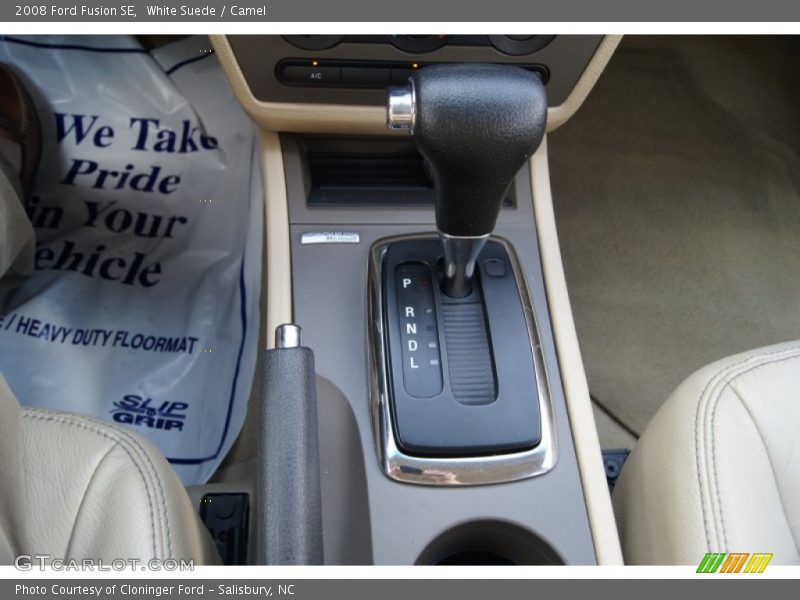 White Suede / Camel 2008 Ford Fusion SE