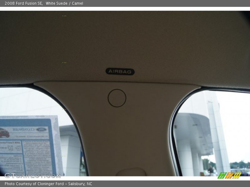 White Suede / Camel 2008 Ford Fusion SE