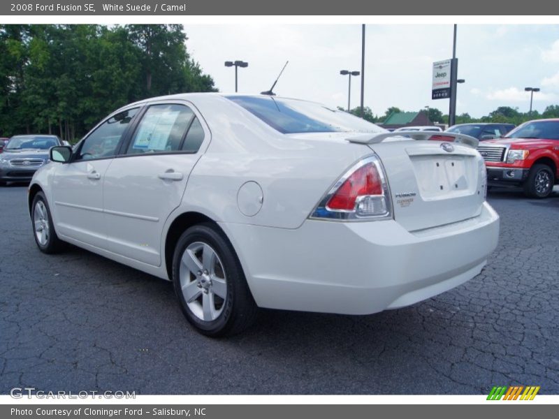 White Suede / Camel 2008 Ford Fusion SE