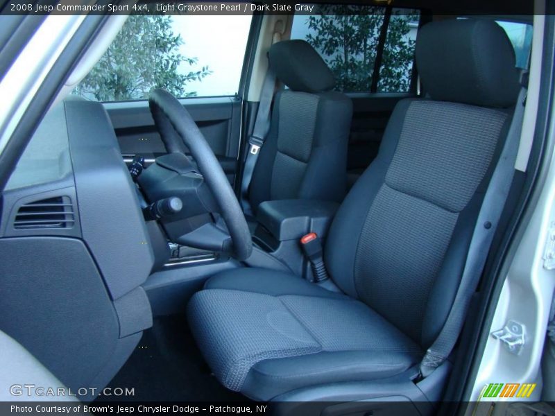 Light Graystone Pearl / Dark Slate Gray 2008 Jeep Commander Sport 4x4