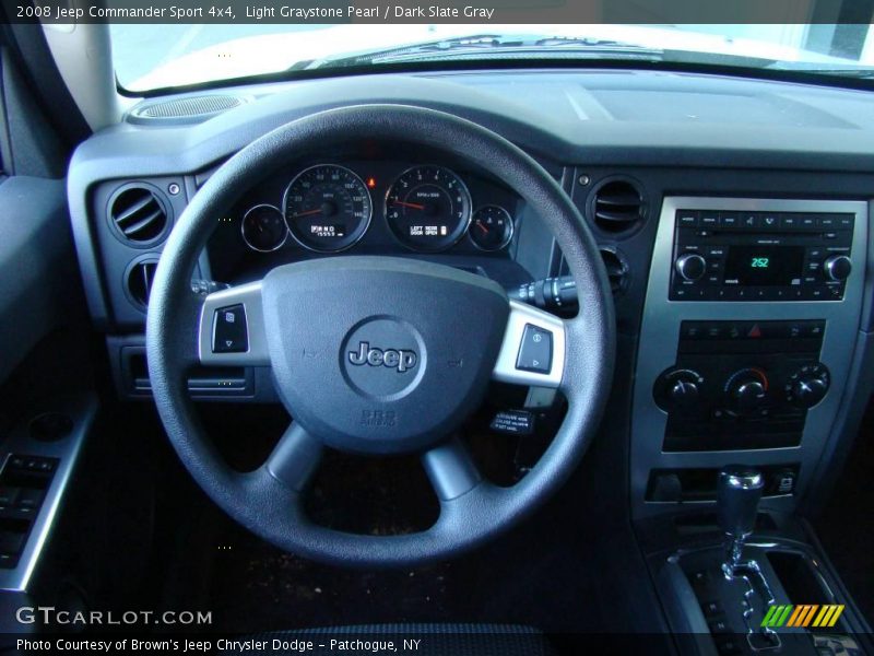 Light Graystone Pearl / Dark Slate Gray 2008 Jeep Commander Sport 4x4