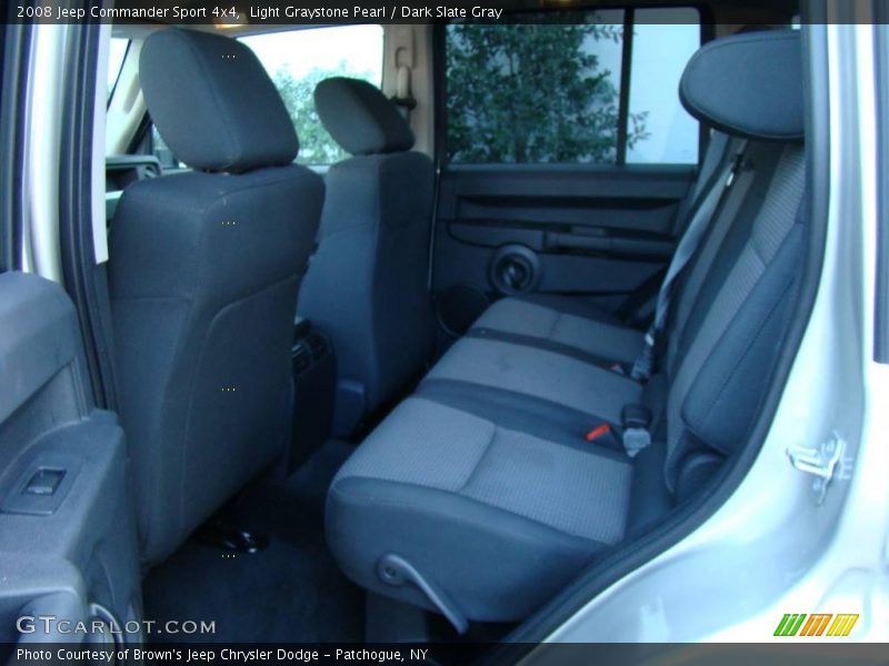 Light Graystone Pearl / Dark Slate Gray 2008 Jeep Commander Sport 4x4