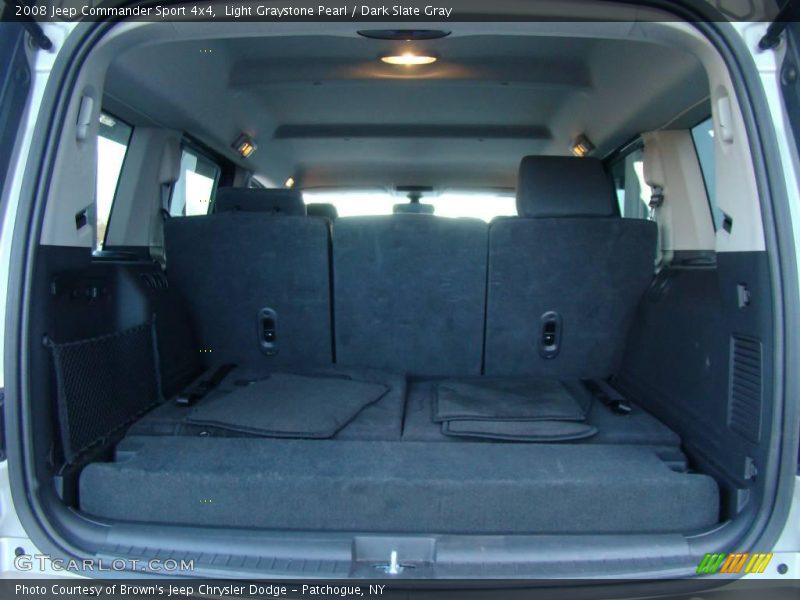 Light Graystone Pearl / Dark Slate Gray 2008 Jeep Commander Sport 4x4