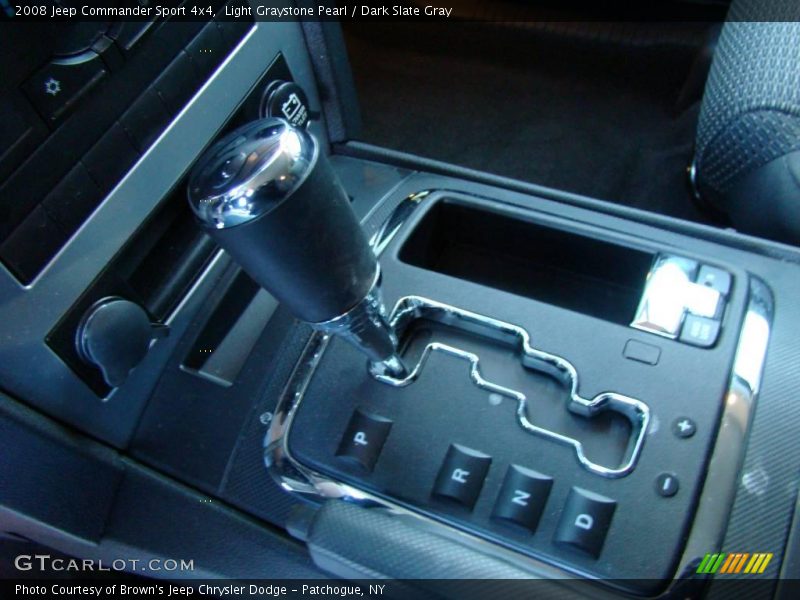 Light Graystone Pearl / Dark Slate Gray 2008 Jeep Commander Sport 4x4