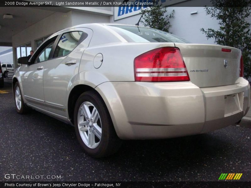 Light Sandstone Metallic / Dark Khaki/Light Graystone 2008 Dodge Avenger SXT
