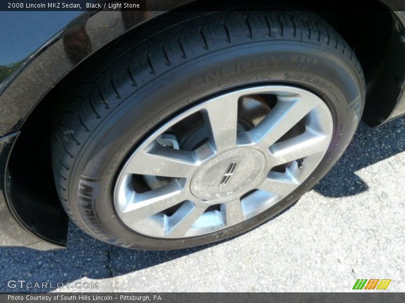 Black / Light Stone 2008 Lincoln MKZ Sedan