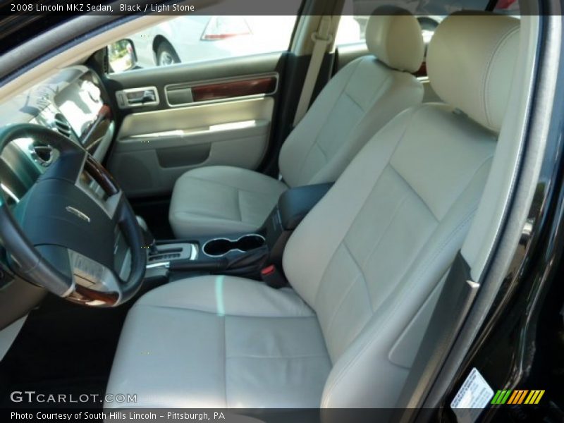 Black / Light Stone 2008 Lincoln MKZ Sedan
