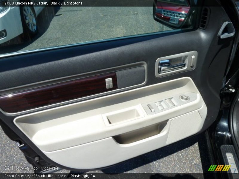 Black / Light Stone 2008 Lincoln MKZ Sedan
