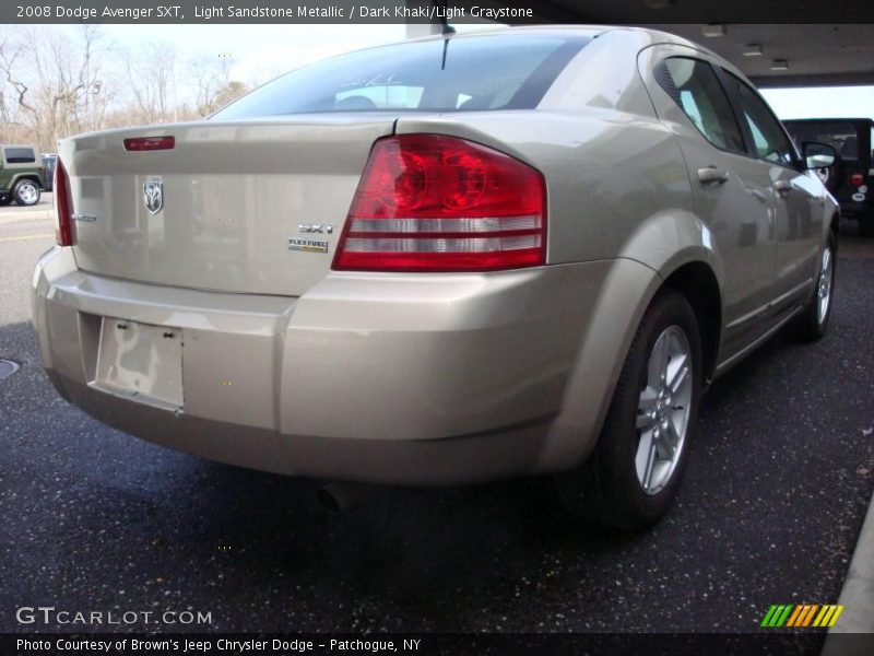 Light Sandstone Metallic / Dark Khaki/Light Graystone 2008 Dodge Avenger SXT