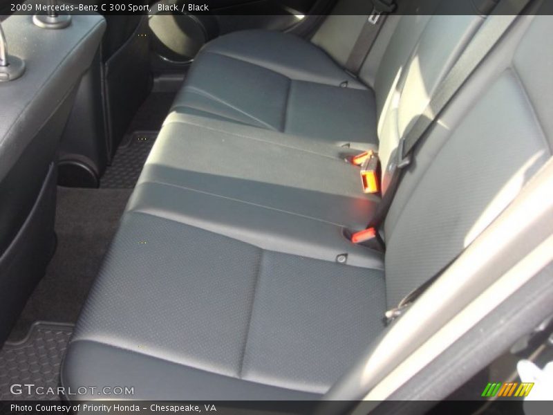 Black / Black 2009 Mercedes-Benz C 300 Sport