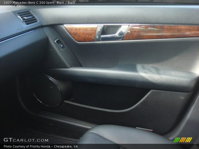 Black / Black 2009 Mercedes-Benz C 300 Sport