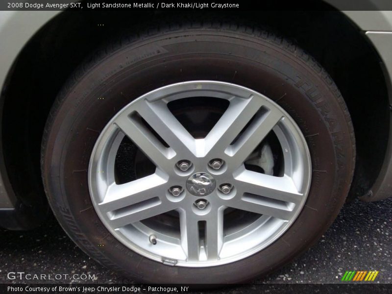 Light Sandstone Metallic / Dark Khaki/Light Graystone 2008 Dodge Avenger SXT