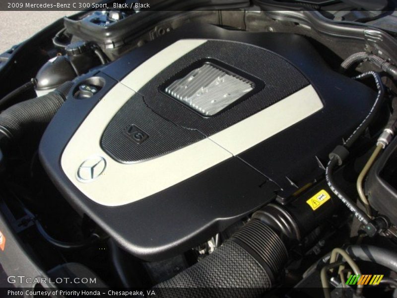 Black / Black 2009 Mercedes-Benz C 300 Sport