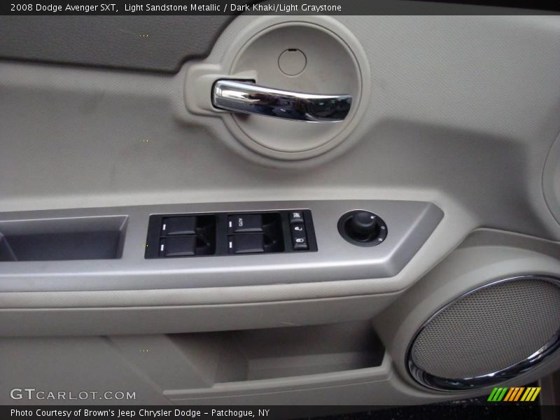 Light Sandstone Metallic / Dark Khaki/Light Graystone 2008 Dodge Avenger SXT